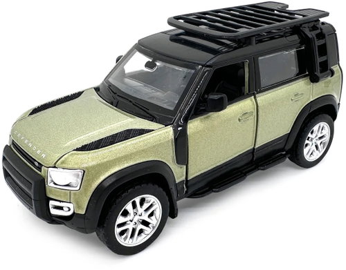 Jamara Land Rover Defender 110 Diecast 1:43 green 2in1 - Metal Model - Main image
