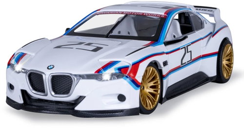 Jamara BMW 3.0 CSL Hommage R Diecast 1:24 white including batteries - Metal Model - Main image