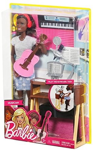 Barbie musician doll & deals playset brunette