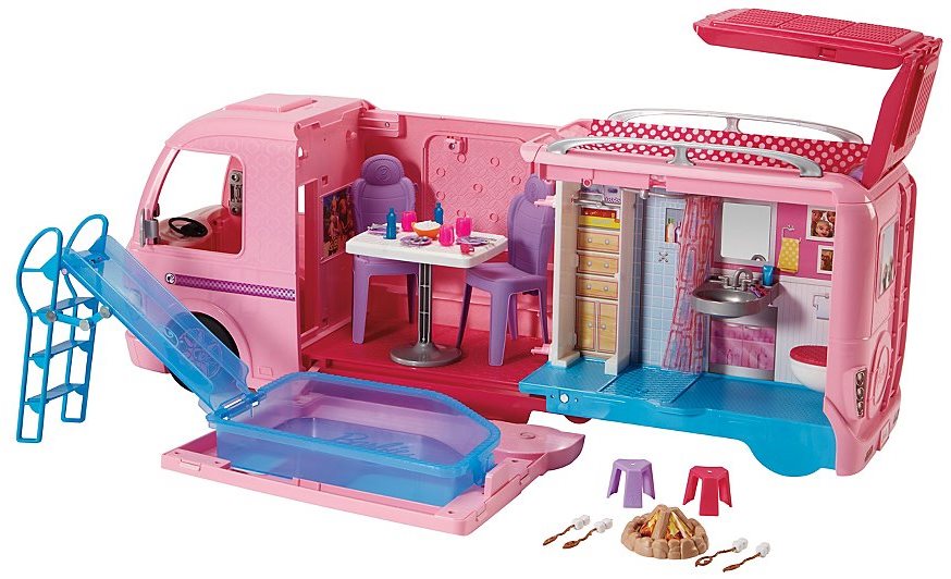 Barbie dream camper store set