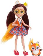 Enchantimals Doll Felicity Fox with Fox Cub - Doll