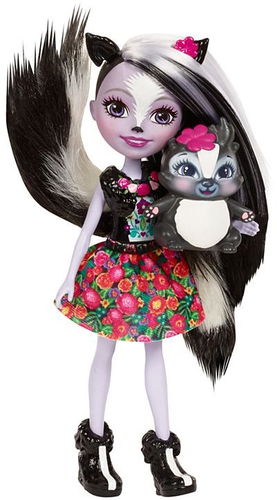 enchantimals skunk doll