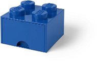 LEGO tároló doboz 4 fiókkal - kék - Tároló doboz