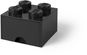 LEGO Storage Box 4 with Drawer - Black - Storage Box