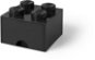 LEGO Úložný box 4 so zásuvkou – čierna - Úložný box