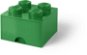 LEGO Úložný box 4 so zásuvkou – tmavozelená - Úložný box