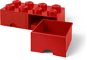 LEGO Storage Box 8 With Drawers - red - Storage Box