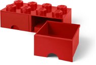 LEGO Storage Box 8 With Drawers - red - Storage Box