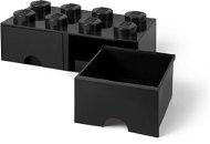 LEGO Úložný box 8 so zásuvkami – čierna - Úložný box
