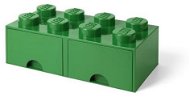 LEGO Fiókos tároló doboz 8 - sötétzöld színben - Tároló doboz