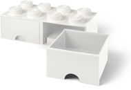 LEGO Storage Box 8 with Drawers - White - Storage Box