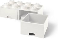 LEGO Úložný box 8 s šuplíky - bílá - Úložný box