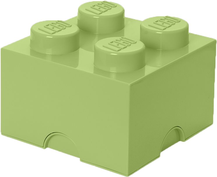 Green lego sale storage box