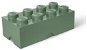 LEGO Úložný box 250 × 500 × 180 mm – army zelená - Úložný box