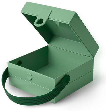 Lego box with sales handle