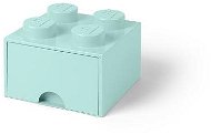 Úložný box LEGO Úložný box 4 so zásuvkou – aqua - Úložný box