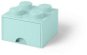 Úložný box LEGO úložný box 4 s šuplíkem - aqua - Úložný box