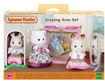 Sylvanian families best sale dressing area set