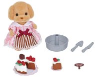 Sylvanian Families Cake Decorating Set and Poodle - Figure Accessories