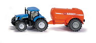 Siku Farmer - Traktor mit Ein-Achs-Güllefass - Metall-Modell