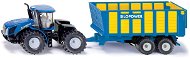 Siku Farmer - Tractor New Holland with trailer Joskin - Metal Model