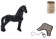 Schleich Starostlivosť o koňa Frisianského - Figúrky