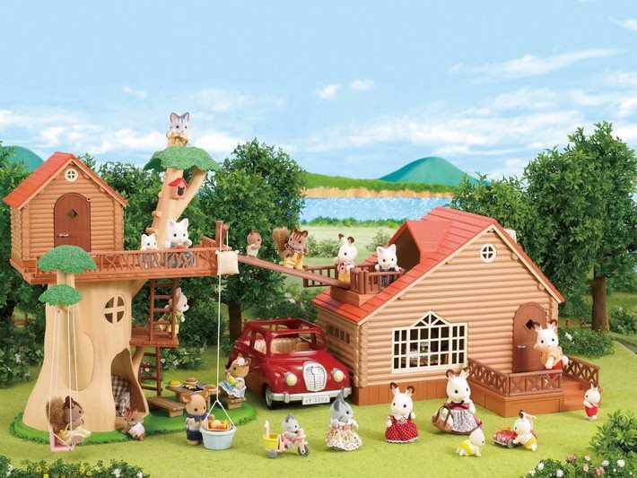 Sylvanian Families Log Cabin Gift Set B Game Set Alza.cz