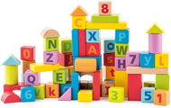 Woody Blocks with letters and numbers - Wooden Blocks