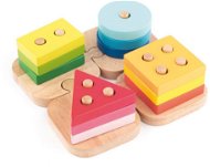 Woody Skladacie tvary na puzzle podložke - Didaktická hračka