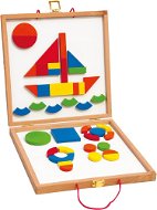 Woody Magnetic Creative Case with Shapes - Building Set