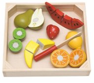 Woody Spielset - Schneidebrett - Obst mit Melone - Thematisches Spielzeugset