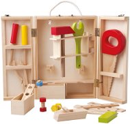 Woody Werkzeuge im Holzschränkchen - Kinderwerkzeug