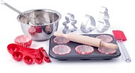 Woody Kitchenware set - Bake muffins - Toy Kitchen Utensils
