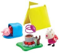 Peppa Pig - Camping készlet + 2 figura - Játékszett