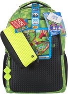 Pixie Backpack with pencil green cube / black board - School Set