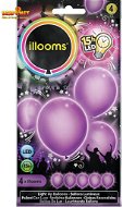 LED balloons - purple 4 pcs - Balloons