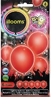 LED balóniky – červené 4 ks - Balóny