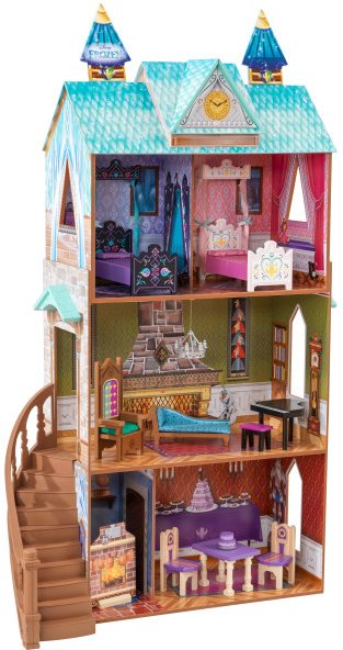 Frozen on sale wooden dollhouse