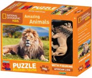 National Geographic 3D Puzzle mit Löwen Fig - Puzzle