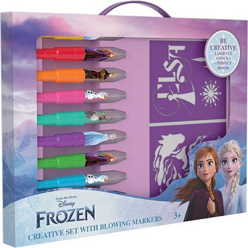 JIŘÍ MODELS Creative Set with Blow Pens Frozen - Felt Tip Pens - Main image
