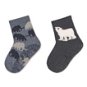 Sterntaler ABS non-slip AIR footbed, 2 pairs dark blue, polar bear 8132120 - Socks
