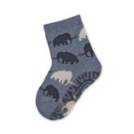 Sterntaler ABS protišmykové chodidlo SOFT, sloni, modré 8142104, 18 - Ponožky