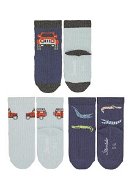 Sterntaler, chlapčenské 3 páry tmavomodré, džíp, krokodíl 8322221, 18 - Ponožky