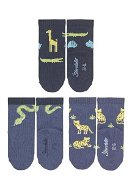 Sterntaler chlapčenské 3 páry tmavomodré, SAFARI 8322220, 18 - Ponožky