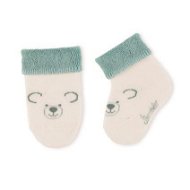 Sterntaler dojčenské s manžetkou, froté, medvedík Ben 8402082 - Ponožky