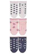 Sterntaler členkové detské, srdiečka, motýliky, ružové, modré, biele 8512222, 18 - Ponožky