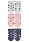 Sterntaler členkové detské, srdiečka, motýliky, ružové, modré, biele 8512222, 18 - Ponožky