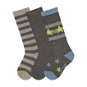 Sterntaler podkolienky 3 páry chlapčenské sivé 8451920, 18 - Ponožky