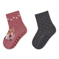 Sterntaler anti-slip ABS 2 pairs deer, red 8102123, 18 - Socks