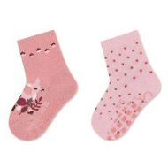 Sterntaler anti-slip ABS 2 pairs deer, pink 8102123, 18 - Socks